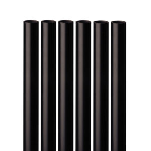 10 Pack 3/4" x 32" Textured Black Square Balusters with Straight Connectors