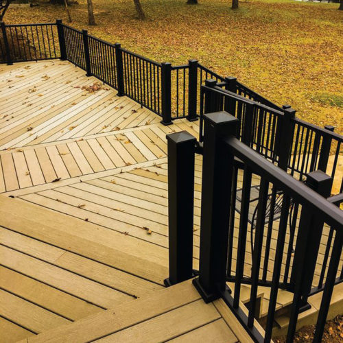 Afco Series Rail Section Maintenance Free Deck And Decking Material